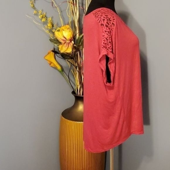 Apt. 9 Lace Panel Tee Size 1X NWT - Picture 11 of 14